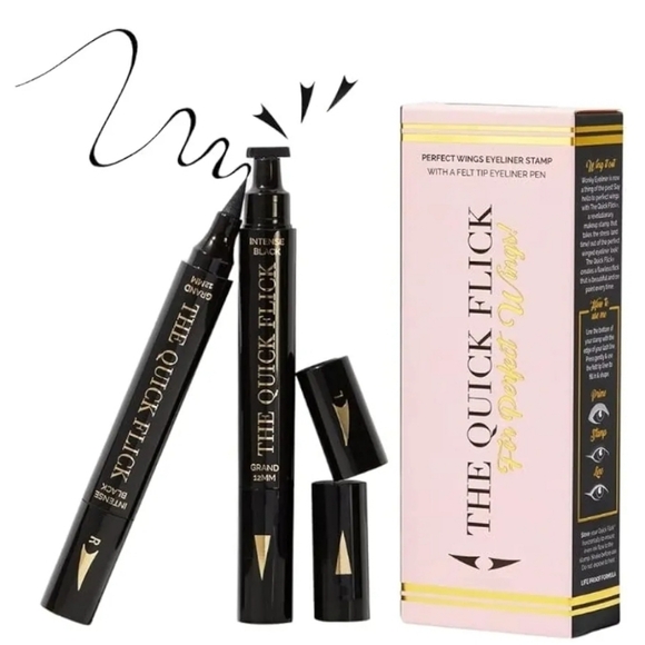 NEW sealed in the box, Too Faced The Quick Flick Wings Eyeliner intense black - Picture 2 of 3